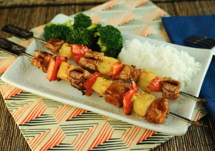 Grilled Pork and Pineapple Kabobs