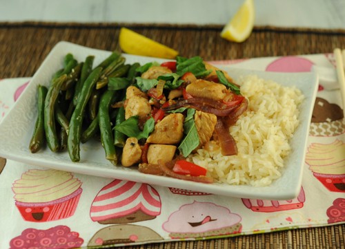 Thai Garlic and Basil Chicken