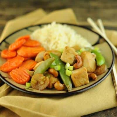 Chicken Stir-Fry with Snow Peas and Cashews - The Scramble
