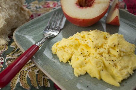 The BEST Scrambled Eggs - Light & Fluffy! - Julie's Eats & Treats ®