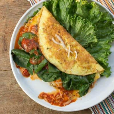 Pizza Margherita Omelets - The Scramble