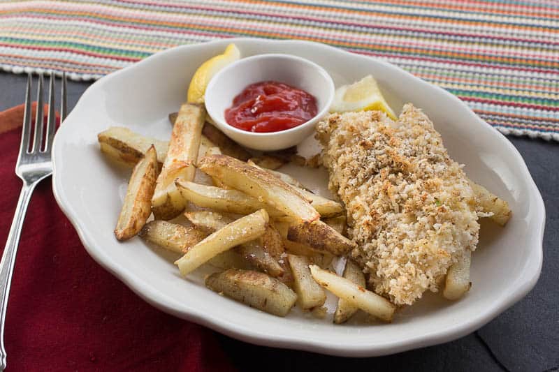 Oven Baked Fish and Chips Recipe