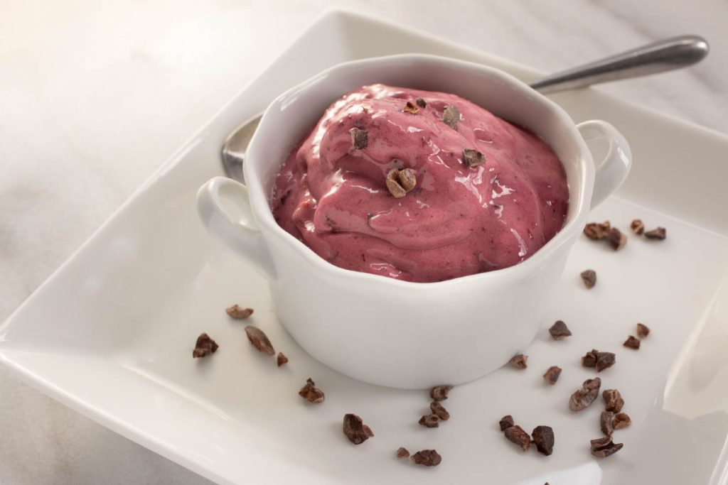 chocolate raspberry sorbet