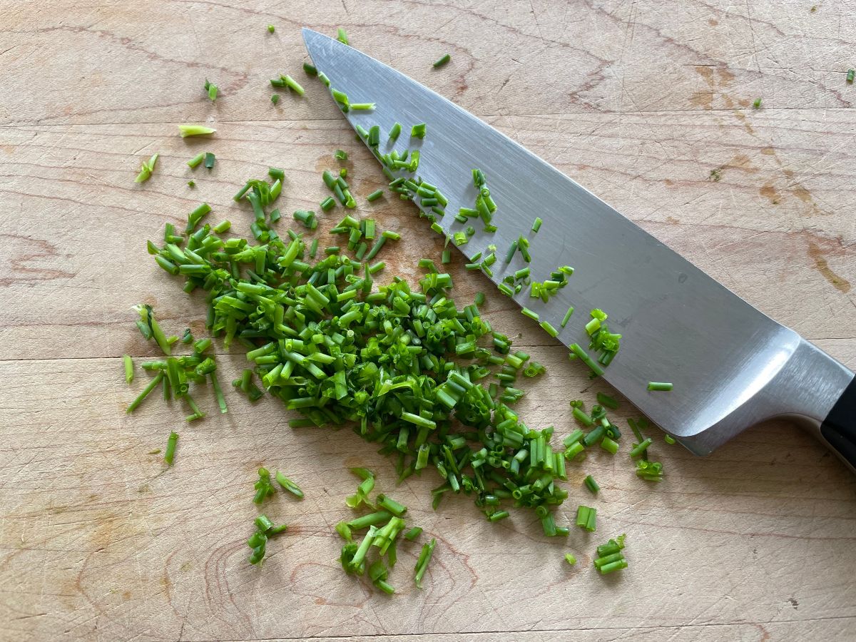 chopped herbs