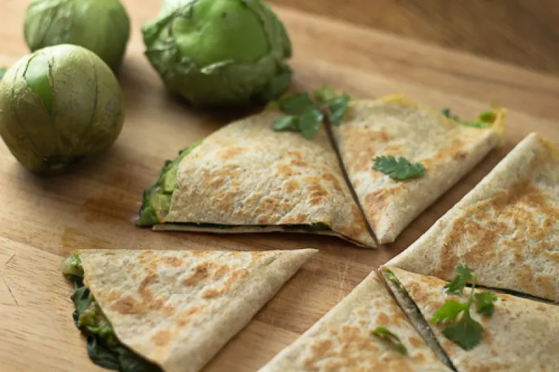 quesadillas are a great non-sandwich lunch idea