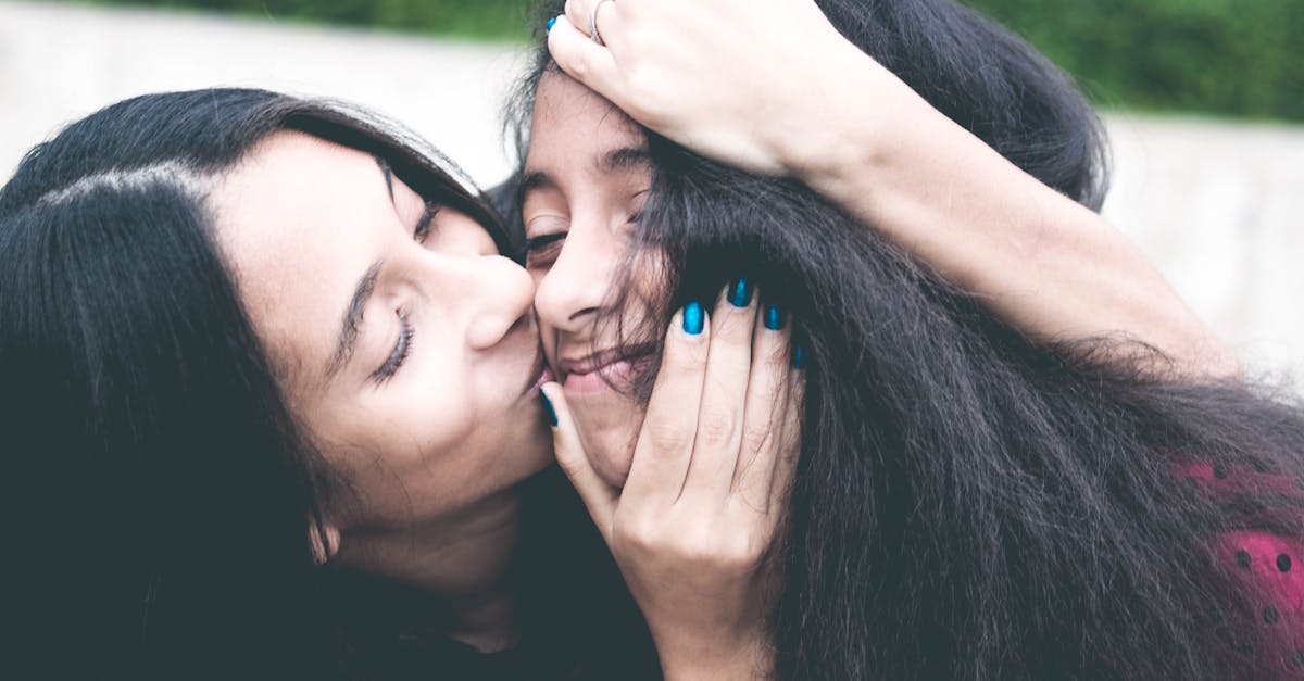 A mother and daughter share a loving embrace: inexperienced teen will be ready for college